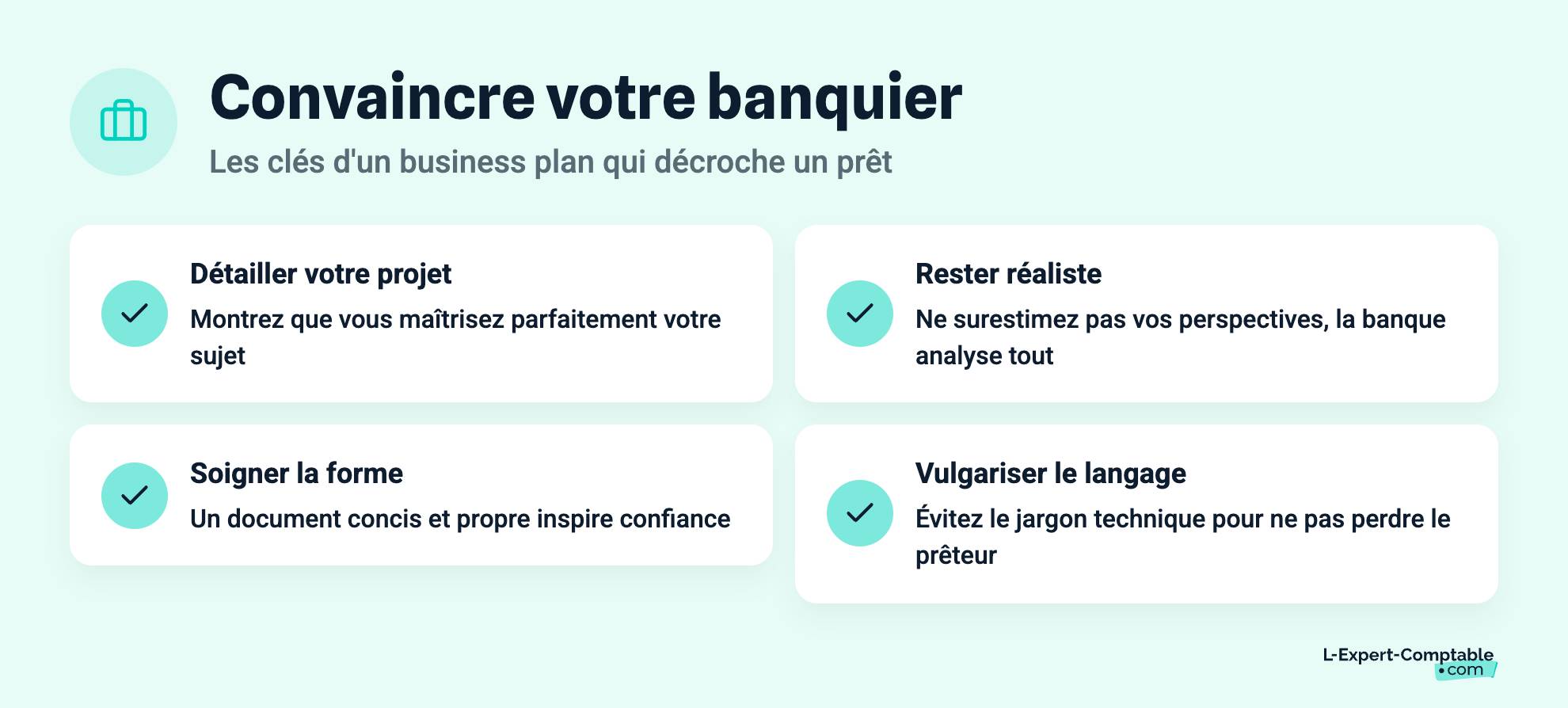 Convaincre votre banquier